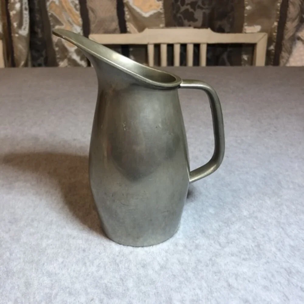 Mid Century Modern Sheffield Pewter Pitcher 6
